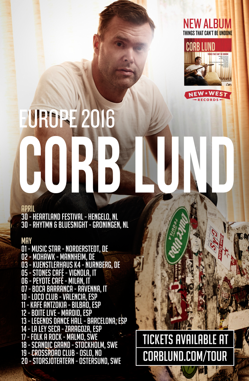 Corb Lund announces full European tour this spring